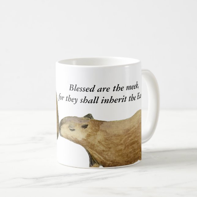 Caneca De Café Capybara Coffee Mug (Frente Esquerda)