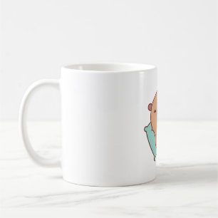 Caneca De Café Capybara Cute Refrigeração E Bebendo Chá