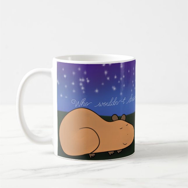 Caneca De Café Capybara Dream Mug (Philosybaras) (Esquerda)
