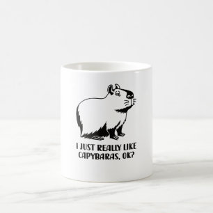 Caneca De Café Capybara Lover Rodent Carpincho Animal Water Hog