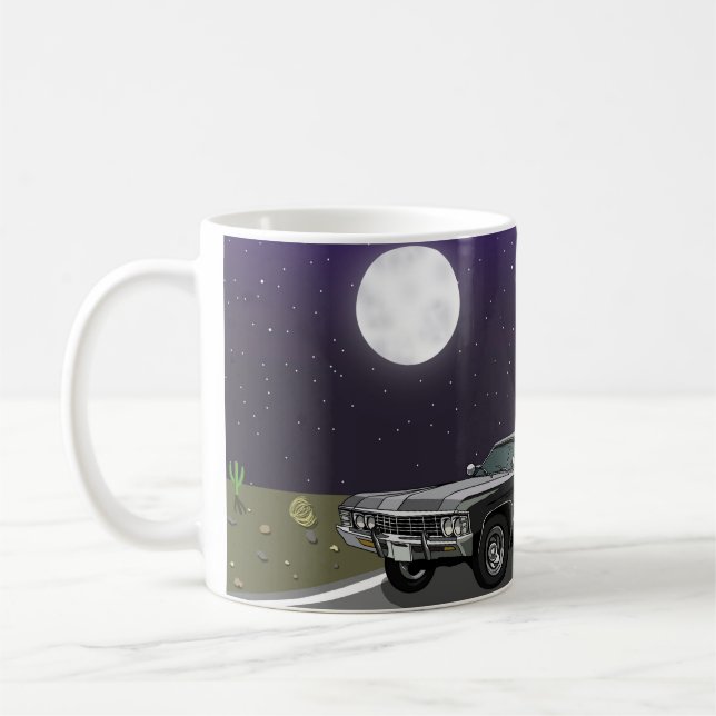 Caneca De Café Car in desert night (Esquerda)