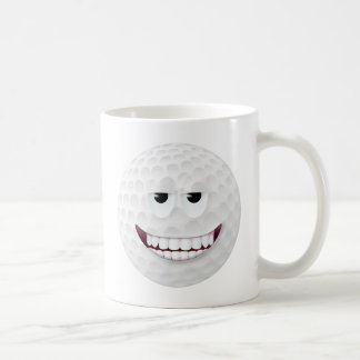 Caneca De Café Cara 2 da bola de golfe