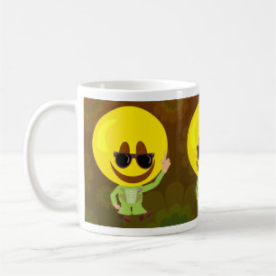 Caneca De Café Cara da febre do Disco