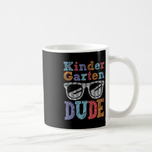 Caneca De Café Cara da Pré-Escola de Volta à Escola Estudante Men