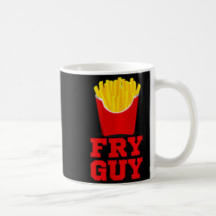 Caneca De Café Cara das Fritas Amante de Comida Rápida Fritas Nov