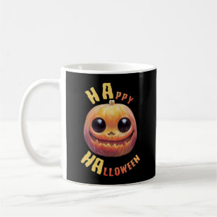 Caneca De Café Cara de Abóbora   Feliz Dia das Bruxas
