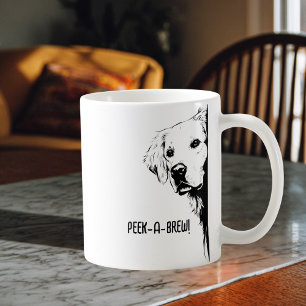 Caneca De Café Cara de Cachorro Engraçada & Petiscos Mãe de Cacho