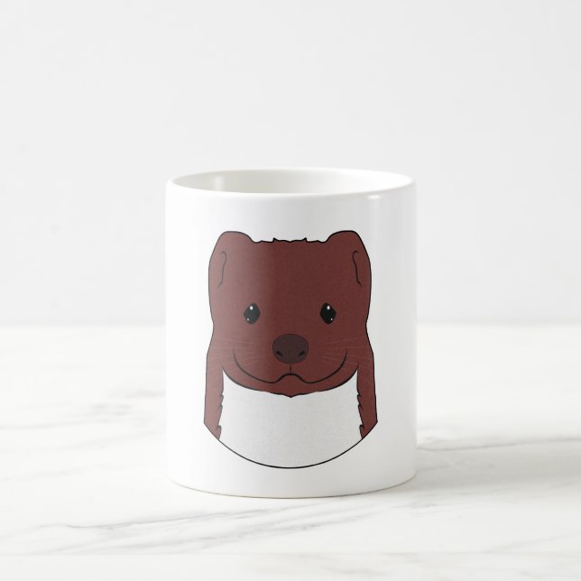 Caneca De Café Cara de Doninha (Centro)