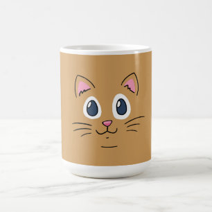 Caneca De Café Cara de Gatinho Fofo