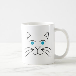 Caneca De Café Cara de gato