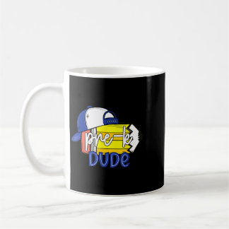 Caneca De Café Cara de lápis fofo do pré-K, chapéu engraçado do p