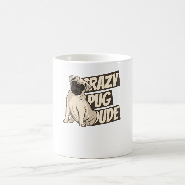Caneca De Café Cara de Pug Maluco (Centro)