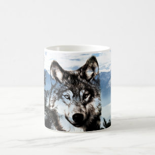 Caneca De Café Cara do lobo