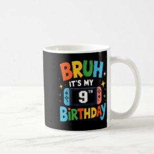 Caneca De Café Cara É Meu 9º Aniversário Jogo De Vídeo Para Menin