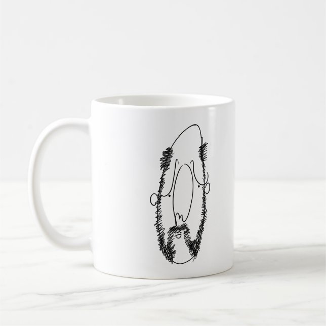 Caneca De Café Cara elegante (Esquerda)