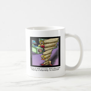 Caneca De Café Cara Escadaria Celestial Engraçada