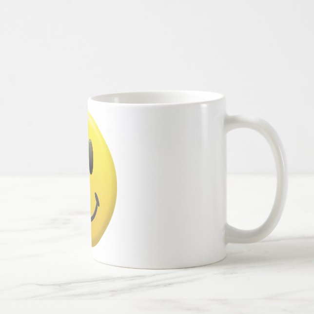 Caneca De Café Cara feliz (Direita)