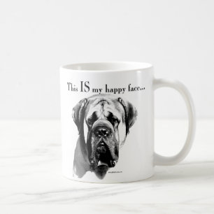 Caneca De Café Cara feliz do Mastiff