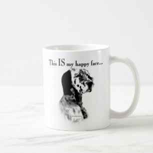 Caneca De Café Cara feliz do setter inglês