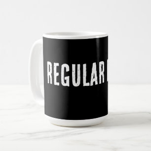 Caneca De Café Cara Normal - Design de Humor Simples do Dia a Dia