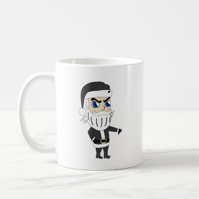 Caneca De Café cara ruim santa claus (Esquerda)