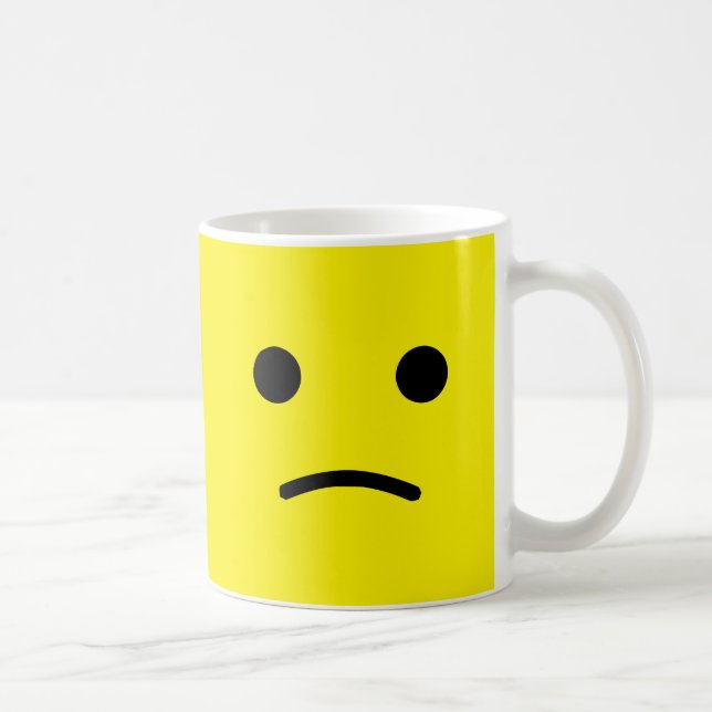 Caneca De Café cara triste (Direita)