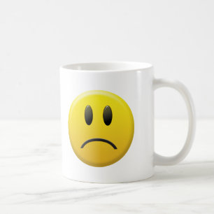 Caneca De Café Cara triste
