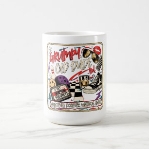 Caneca De Café Cara Velho Gen X Mal-Humorado