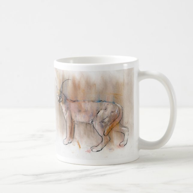 Caneca De Café Caracal árabe 2009 (Direita)