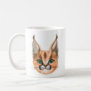 Caneca De Café Caracal Personalizado
