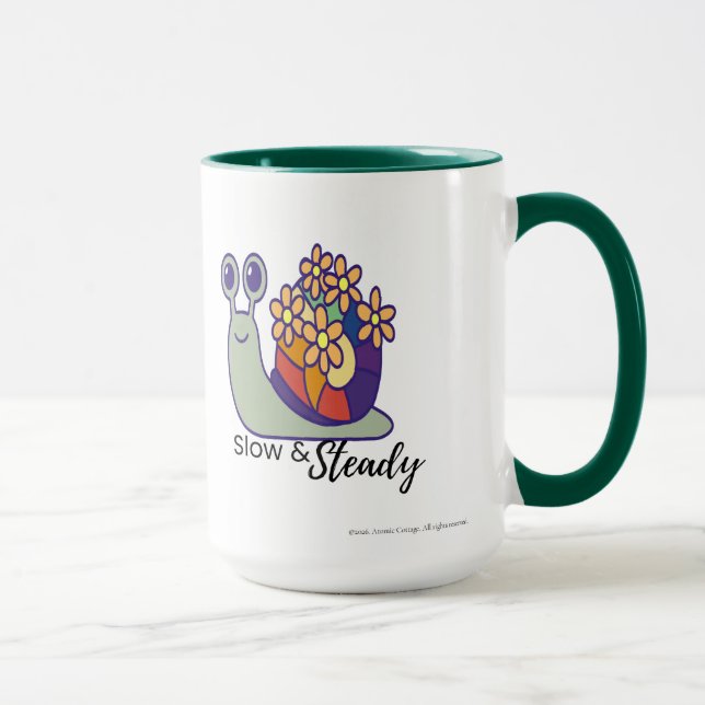 Caneca de Café Caracol do Jardim - Caneca de Chá D (Direita)