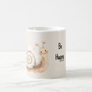 Caneca De Café Caracol Feliz