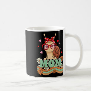 Caneca De Café Caracol Flor dos anos 70 Mãe Mãe Vovó D Mãe Mãe Mã
