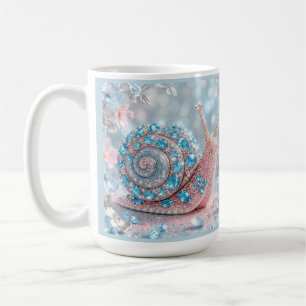 Caneca De Café Caracol Joia Brilhante