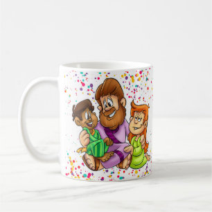 Caneca De Café Caramba de Jesus com crianças