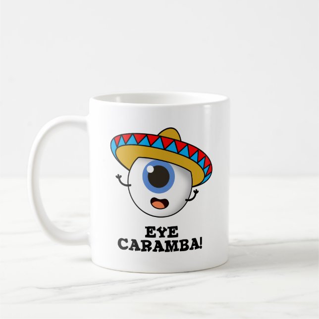 Caneca De Café Caramba Engraçada Mexicana (Esquerda)