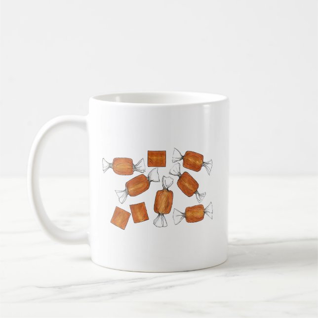 Caneca De Café Caramel Salgado Cdies Sweets Candy Compra Store (Esquerda)