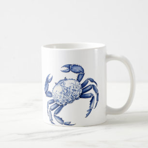 Caneca De Café Caranguejo Azul