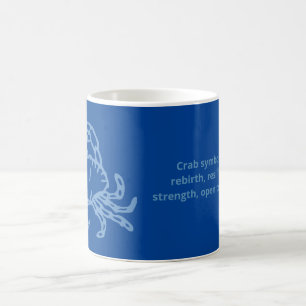 Caneca de Café Caranguejo Azul