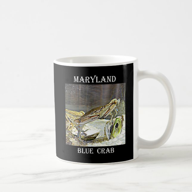 Caneca De Café Caranguejo azul de Maryland (Direita)