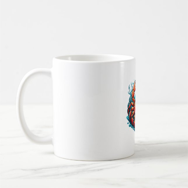 Caneca De Café caranguejo-divertido (Esquerda)