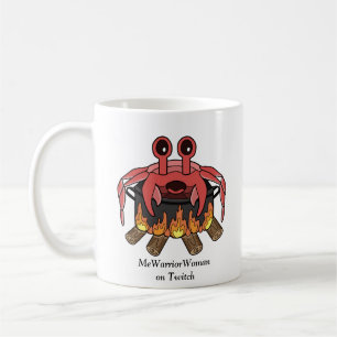 Caneca De Café Caranguejo em Pote, MmeWarriorWoman no Twitch