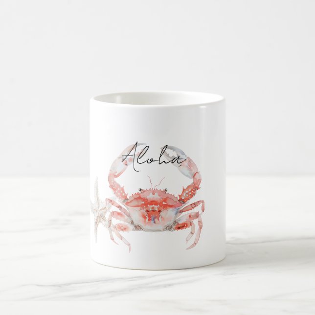 Caneca De Café Caranguejo Red Aloha (Centro)