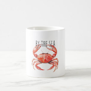 Caneca De Café Caranguejo Vermelho À beira-mar