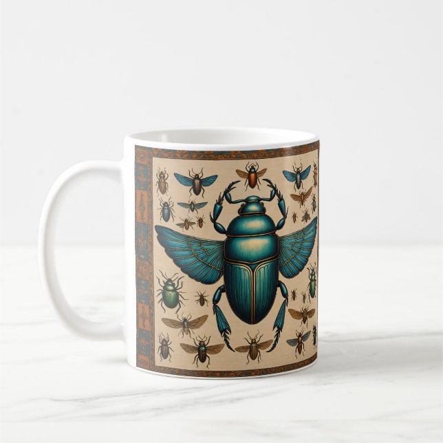 Caneca De Café Caranguejos Coloridos Egípcios (Esquerda)
