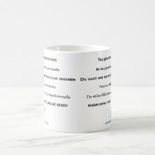 Caneca De Café Caranguejos emocionais todos acima em seu negócio