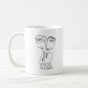 Caneca De Café Caras amigos presentes bebedeira neo chá
