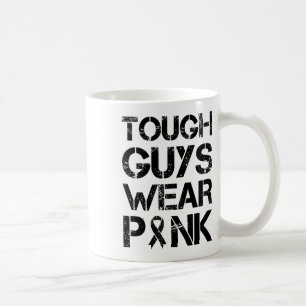 Caneca De Café Caras duras Vestem Homens de Consciência do Cancer