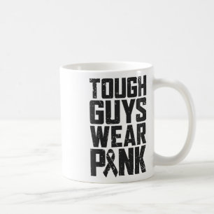 Caneca De Café Caras duras Vestem Homens de Consciência do Cancer