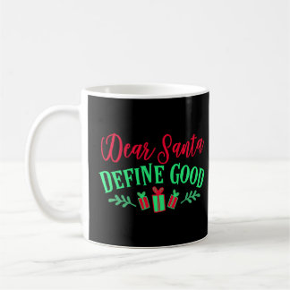 Caneca De Café Caras Papais noeis De Natal Definem Boas Mulheres